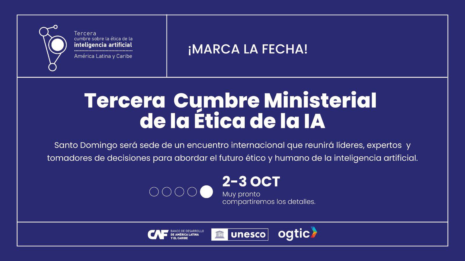 República Dominicana será sede de la cumbre regional más importante sobre ética de la inteligencia artificial