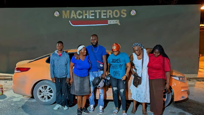 Detienen dominicano transportaba en un vehículo 06 extranjeros en condición migratoria irregular