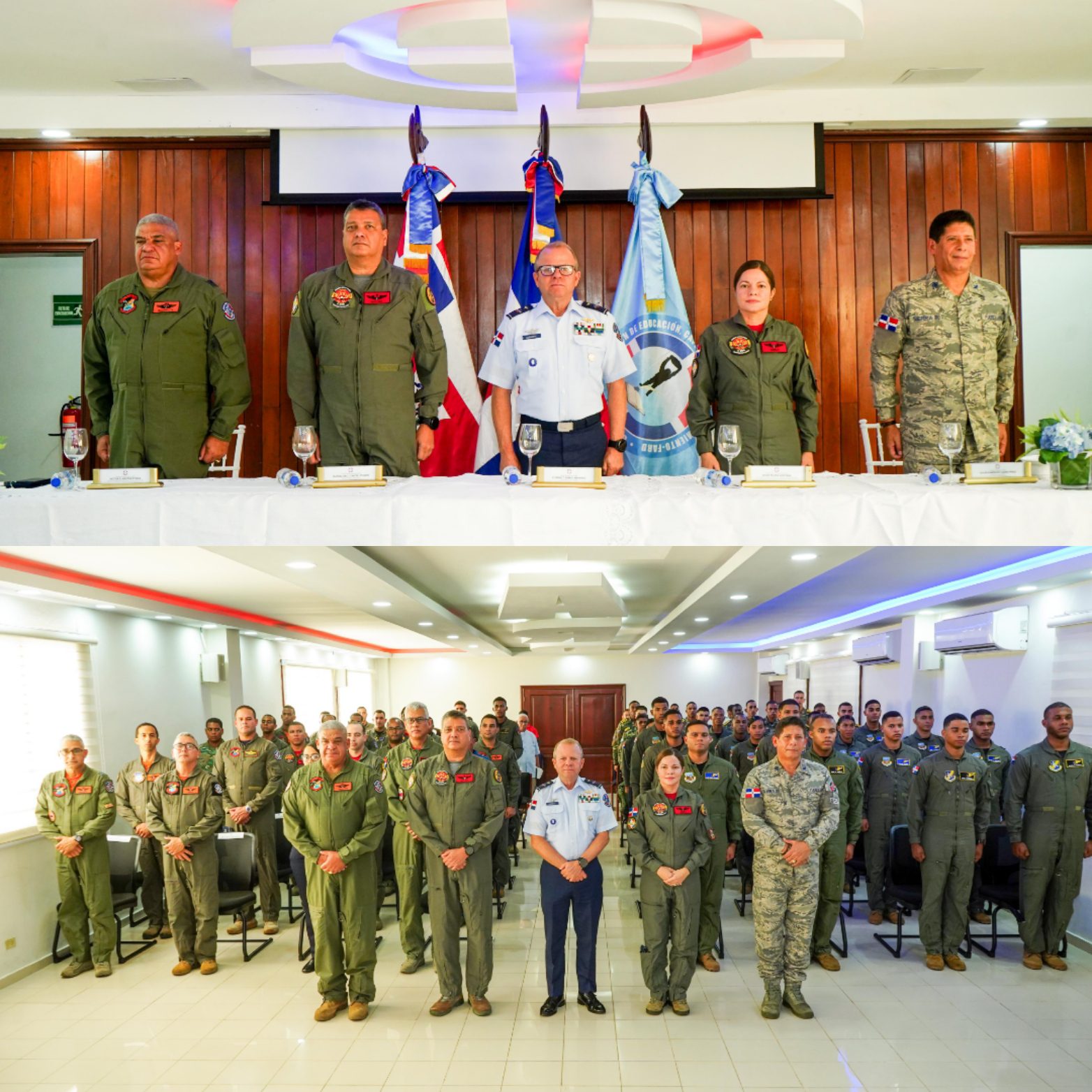 Comandante General de la FARD encabeza imposición de insignias “Media Ala” a estudiantes de aviación militar