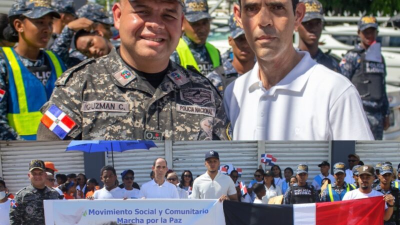 Se realizó con éxito la Marcha por la Paz en Santo Domingo Oeste