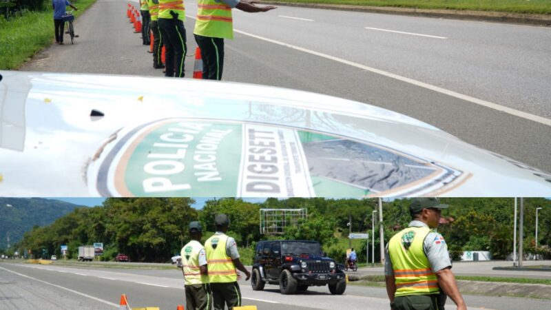 DIGESETT refuerza puntos críticos en carreteras por feriado del Día de Las Mercedes