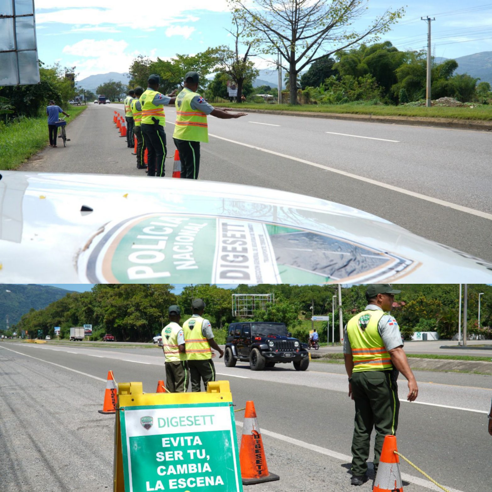 DIGESETT refuerza puntos críticos en carreteras por feriado del Día de Las Mercedes