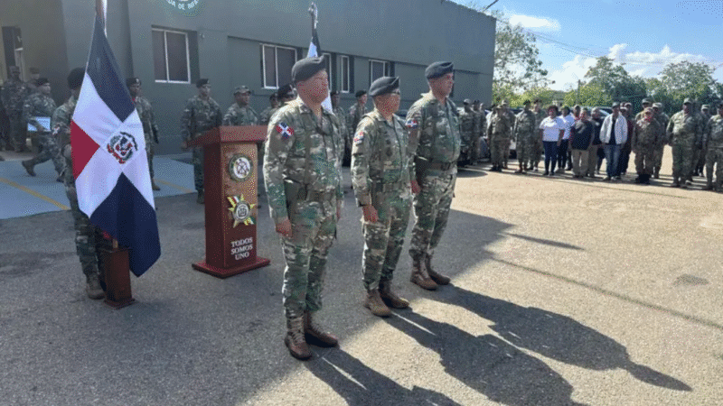Designan nuevo comandante del Décimo Batallón del Ejército en Dajabón