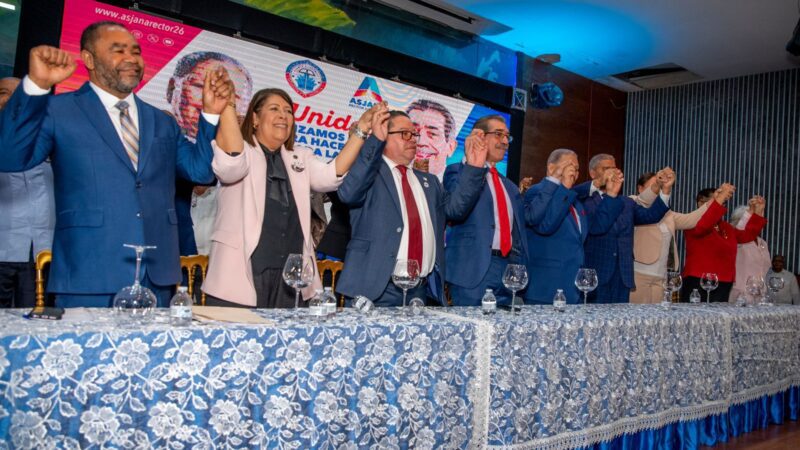 Doctor Julio Ravelo Astacio realiza acto de apoyo al doctor Jorge Asjana David a la rectoría de la UASD