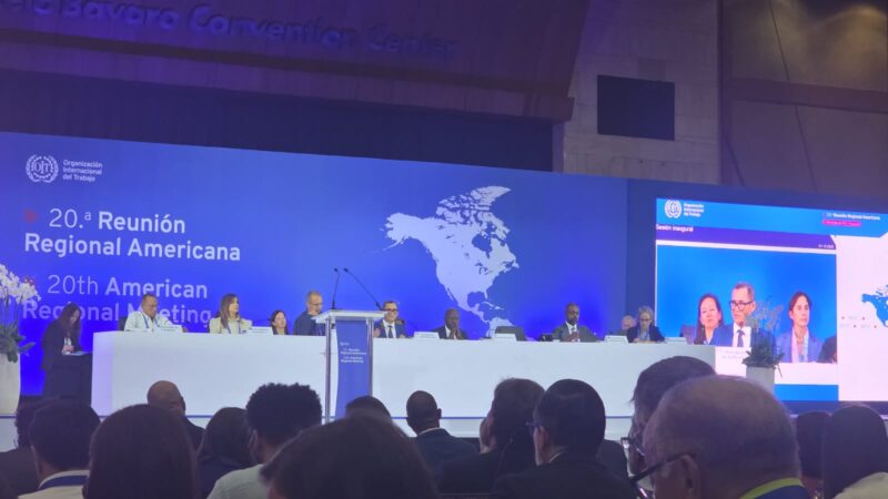 CSA destaca democracia en República Dominicana y aboga por un sindicalismo fuerte en la 20ª Reunión Regional de la OIT