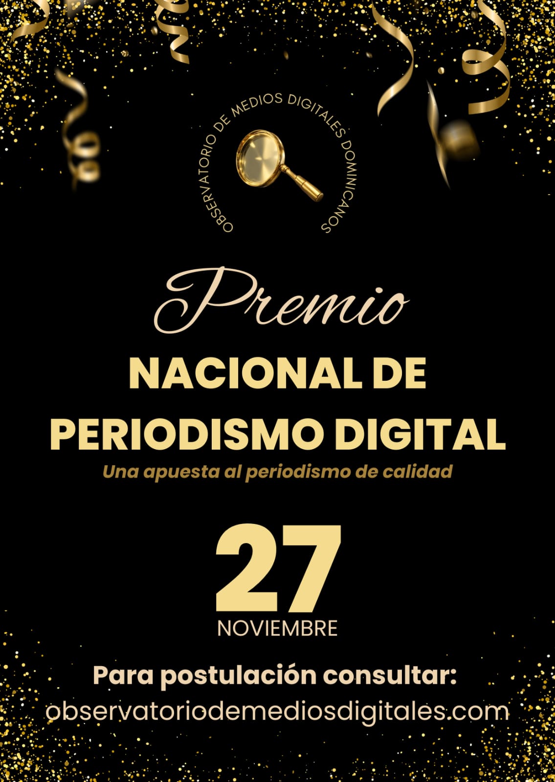 Observatorio de Medios Digitales abre convocatoria para Premio Nacional de Periodismo Digital 2025