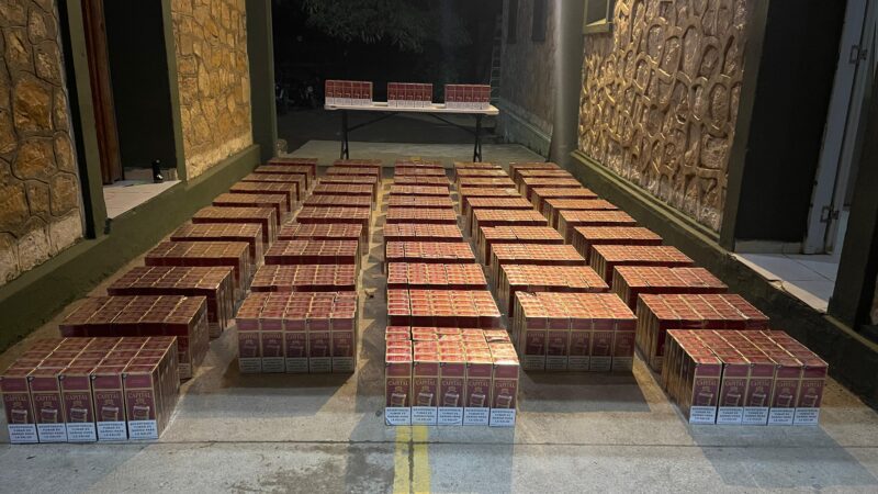 Ejército incautó más de 279 mil cigarrillos ilícitos en una vivienda abandonada en Pedro Santana