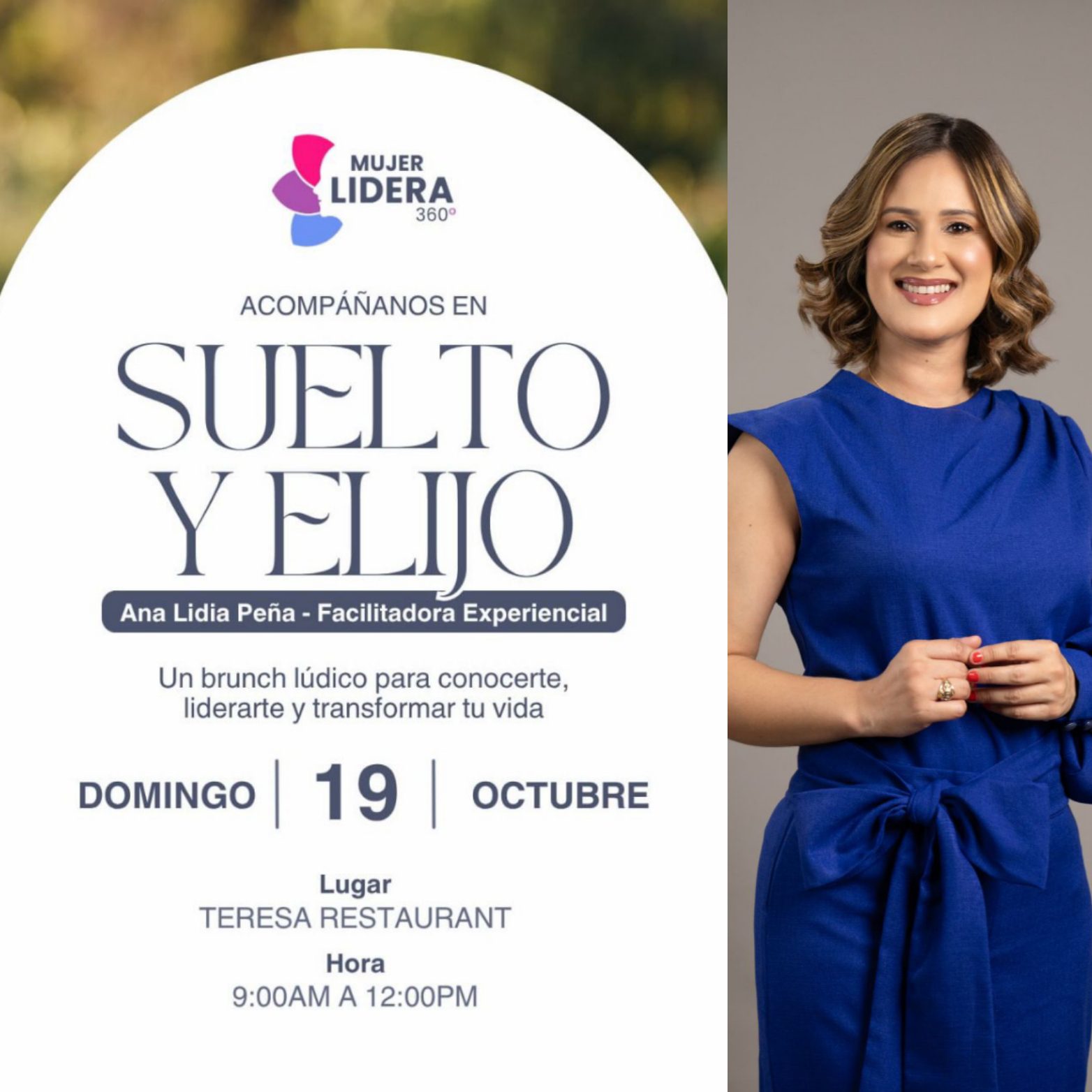 Mujer Lidera 360° invita al Brunch Lúdico “Conócete, Líderate y Transforma tu Vida”