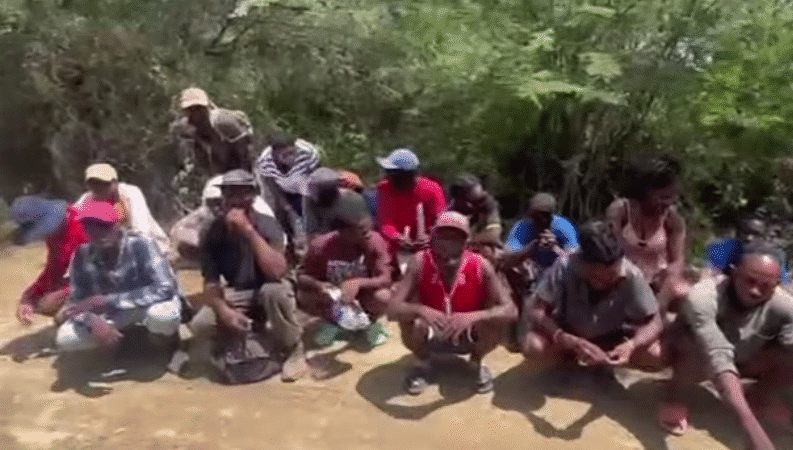 Ejército detecta con drones grupo de 22 extranjeros indocumentados que se ocultaban en bosques de Palo Verde, Montecristi