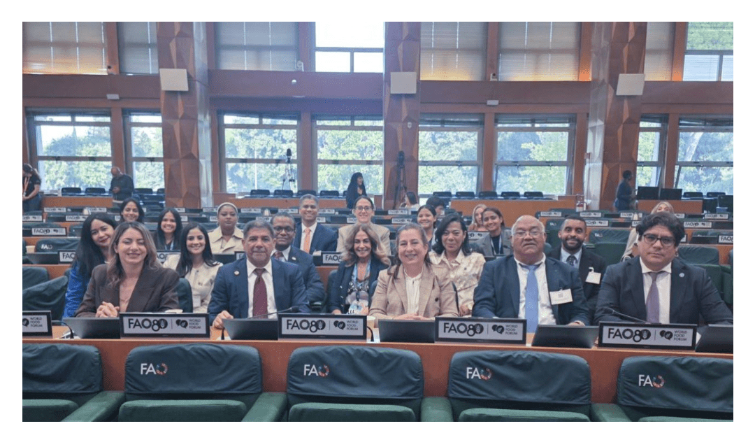 Directora de Desarrollo Social Supérate destaca el impacto de la agricultura familiar de la República Dominicana, en la FAO, Roma