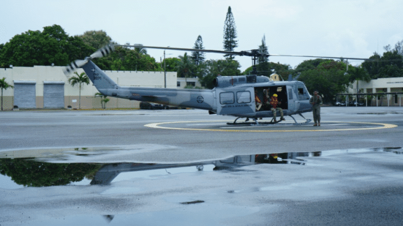 Fuerza Aérea de República Dominicana se une a búsqueda y rescate de adolescente desaparecido en Los Mameyes