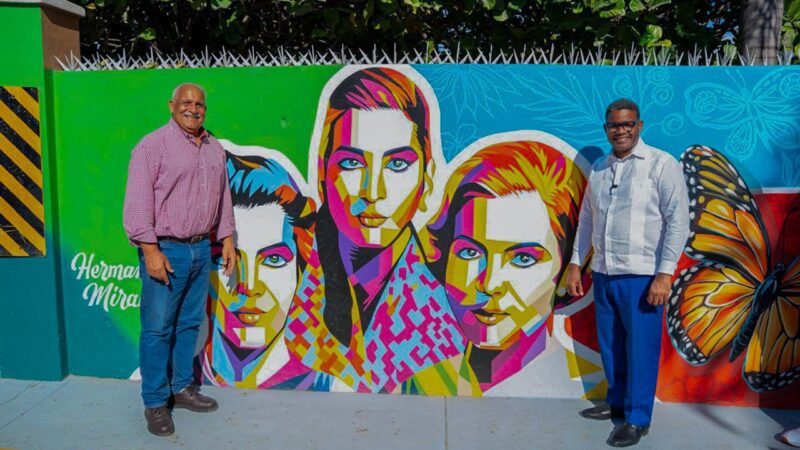 Propeep entrega dos Paseos de los Colores en Villa Tapia que rinden homenaje a las hermanas Mirabal y su cultura