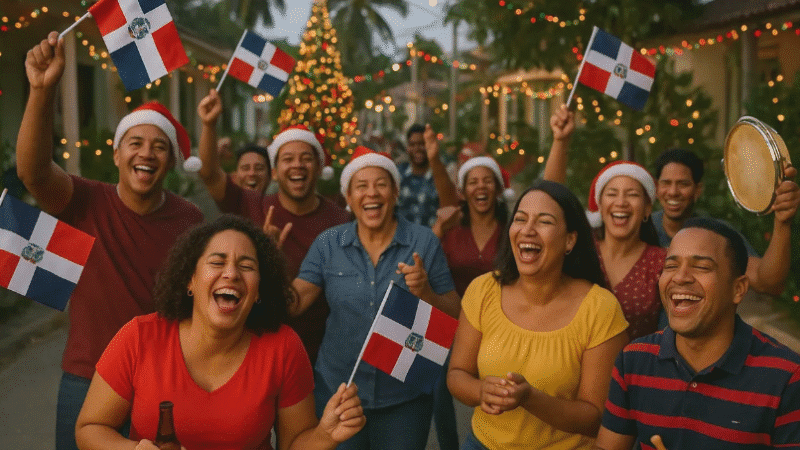 República Dominicana es un pueblo alegre que baila en Diciembre