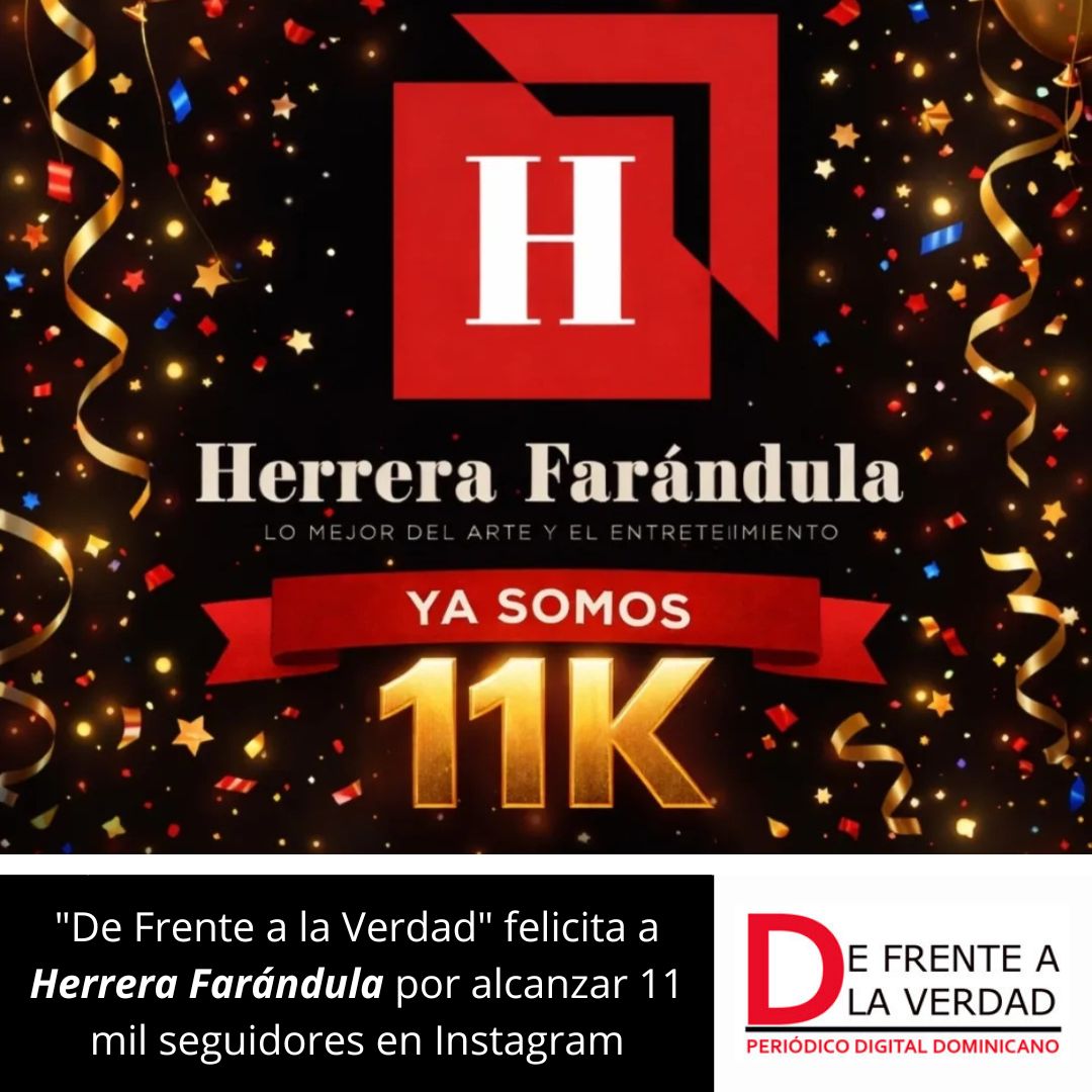 De Frente a la Verdad felicita a «Herrera Farándula» por alcanzar 11 mil seguidores en Instagram