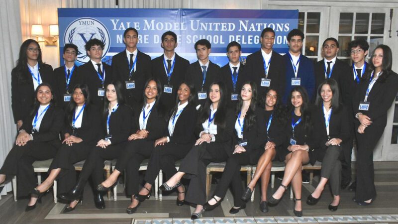 Colegio Notre Dame participará en el 52.º Aniversario del Modelo de Naciones Unidas de la Universidad de Yale