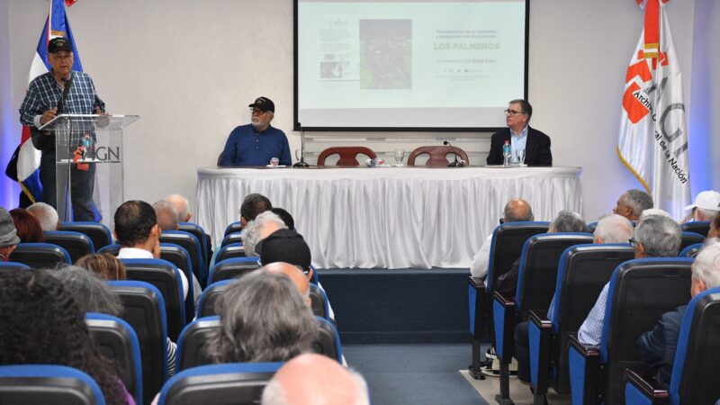 AGN y Fundación Amaury Germán Aristy ponen en circulación la historieta Los Palmeros y proyectan el documental Comando de la Resistencia