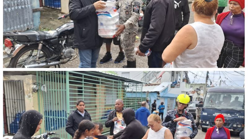 DASAC brindan de manera oportuna e inmediata asistencia a familias afectadas por las lluvias en Puerto Plata