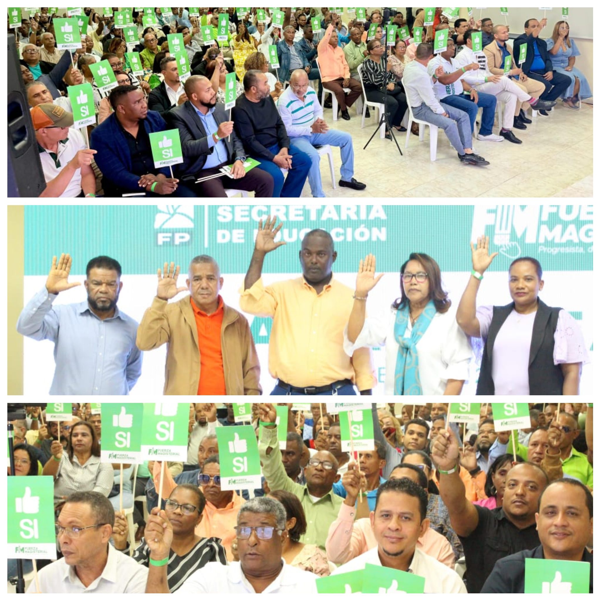 Fuerza Magisterial realiza masiva asamblea nacional en la sede de la ADP