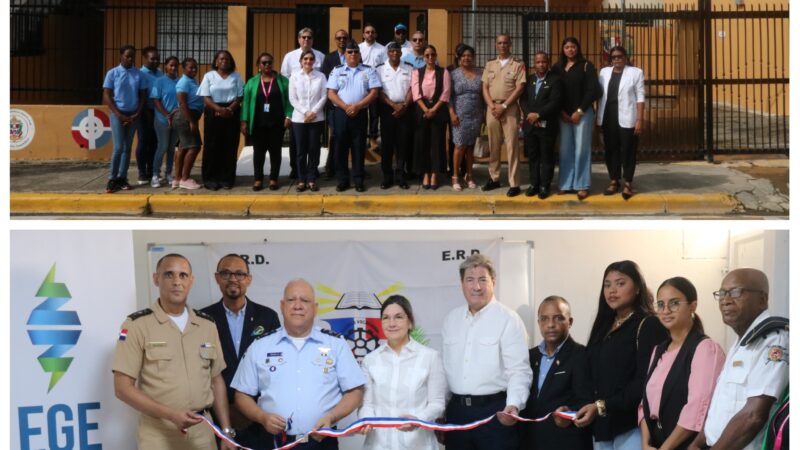 EGE Haina entrega remozamiento de la Escuela Vocacional de las Fuerzas Armadas y de la Policía Nacional de Yaguate
