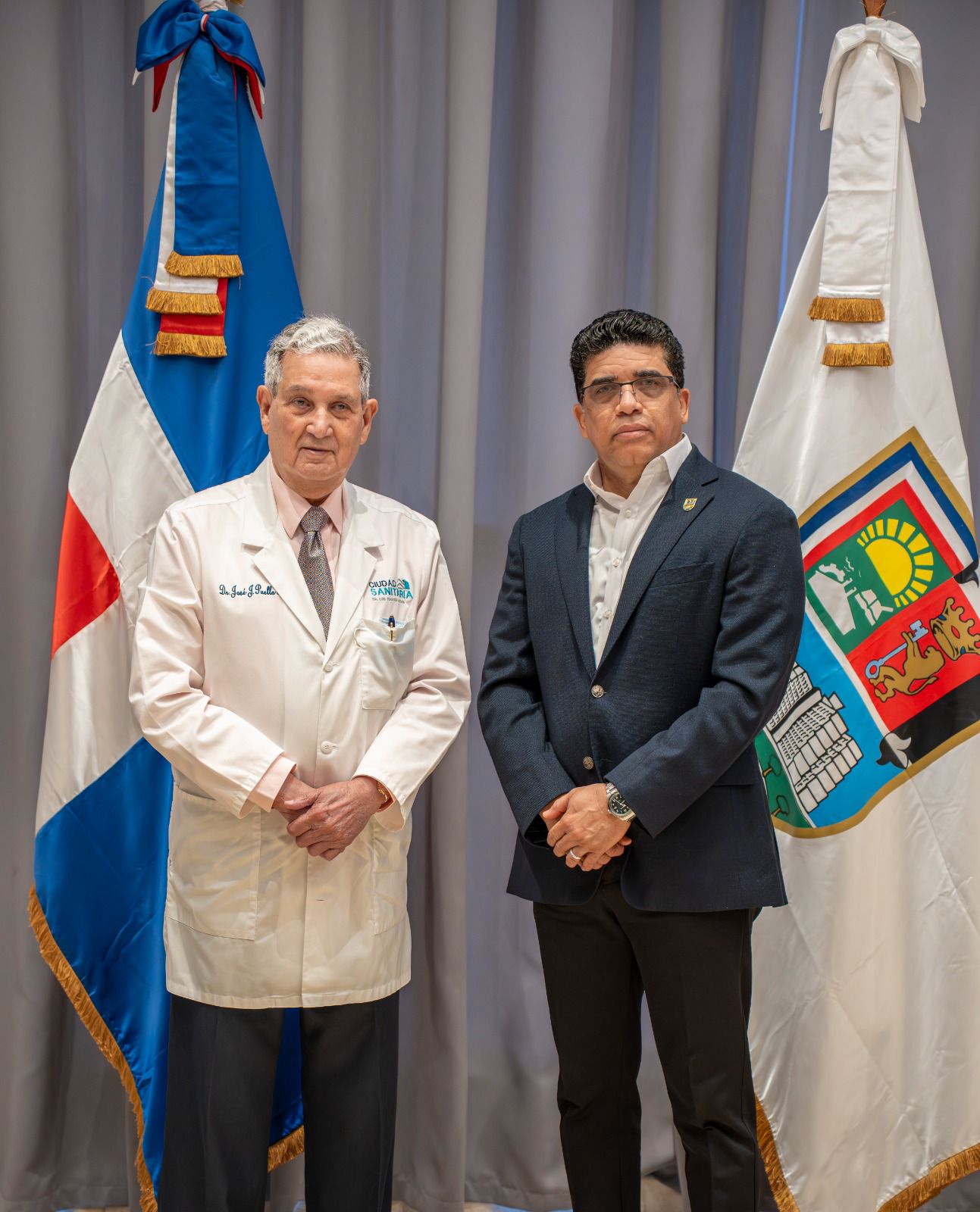 Alcalde Dío Astacio y el doctor José Joaquín Puello consolidan alianza para transformar la salud en Santo Domingo Este