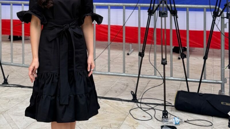 Karina Alarcón presente en la sexta Rendición de Cuentas en el 182 aniversario de la Independencia Nacional