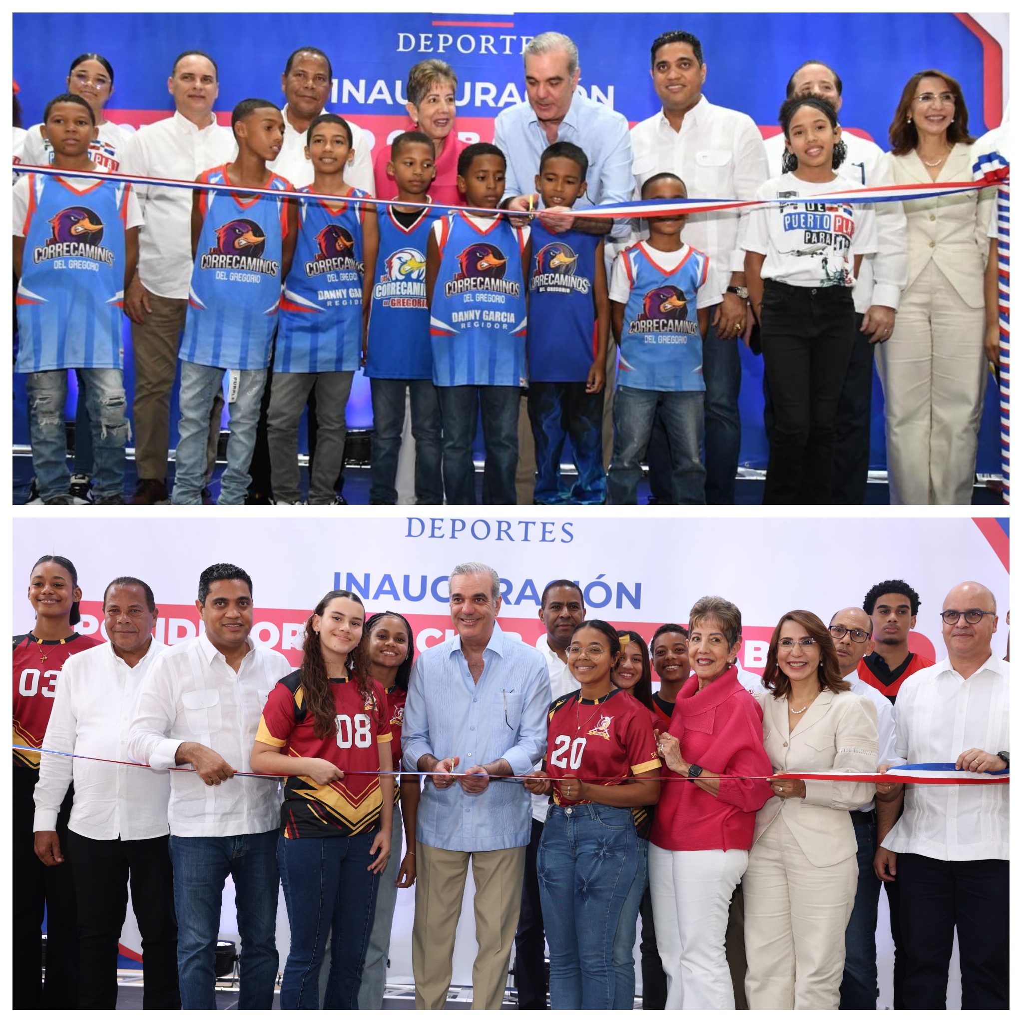 Presidente Abinader entrega dos polideportivos a Puerto Plata