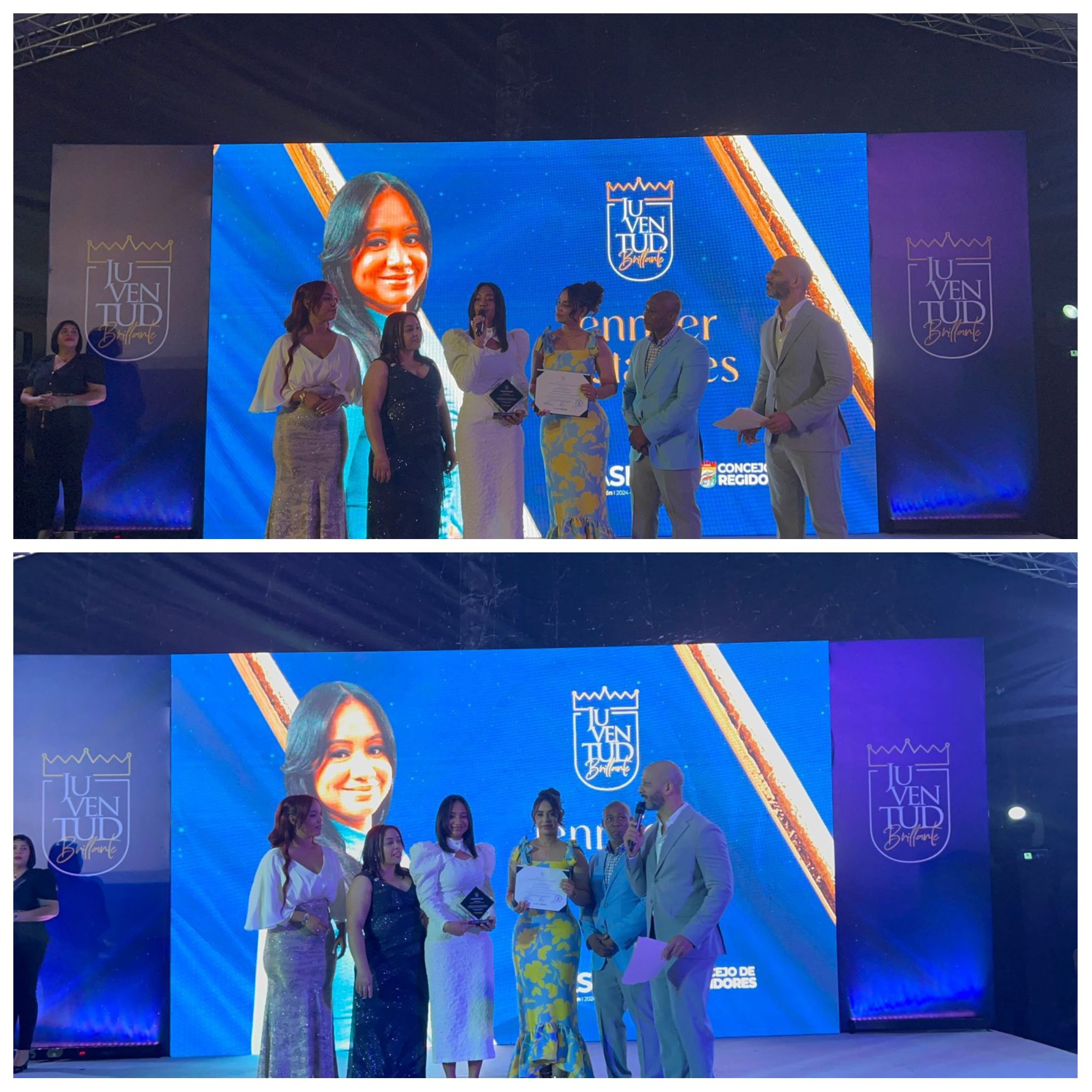 Jennifer Betances es reconocida en los Premios Juventud Brillante de Santo Domingo Norte