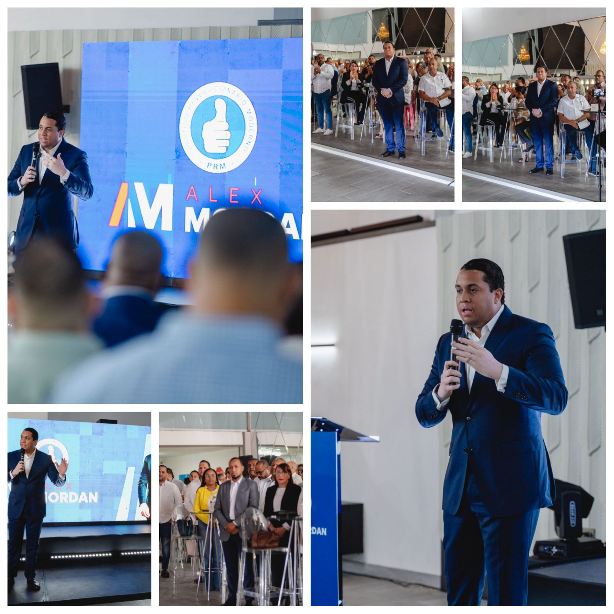 Alex Mordan presenta propuesta de unidad, fortalecimiento institucional y renovación del PRM en Santo Domingo Este