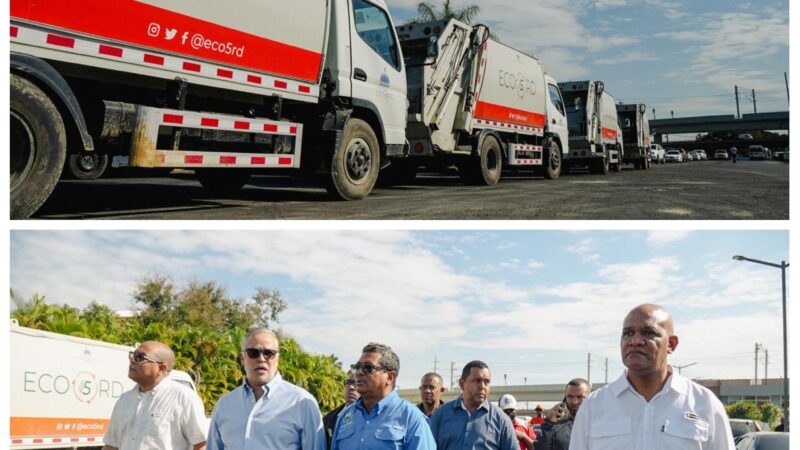 Eco5RD realiza amplio operativo de limpieza en Los Alcarrizos y Santo Domingo Oeste