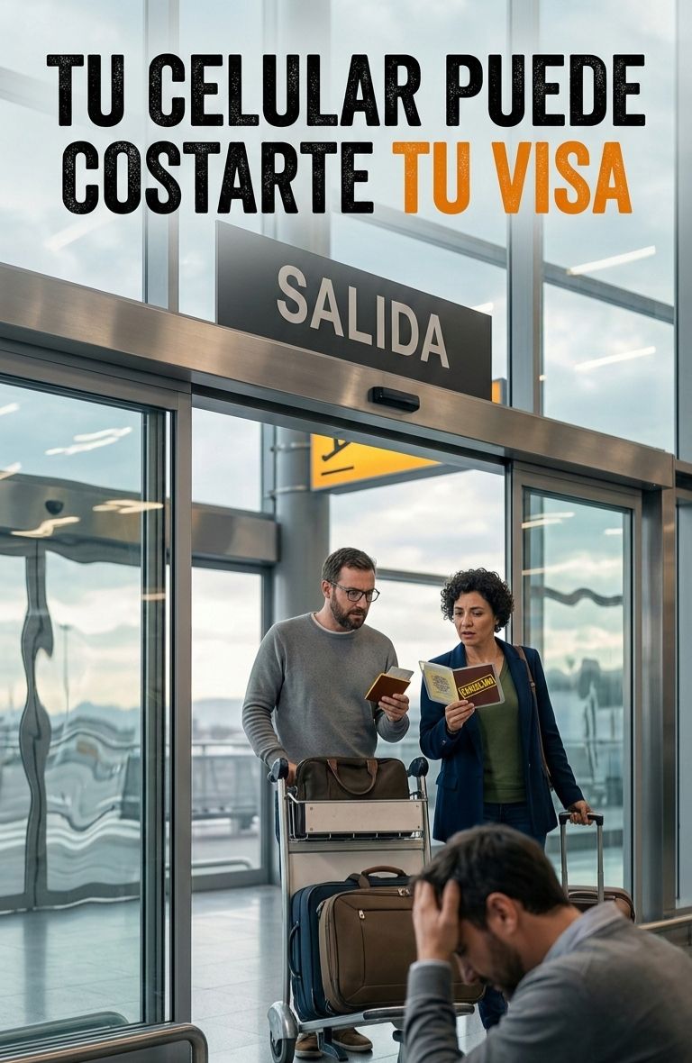 ¡Atentos!: Tu celular puede costarte tu visa