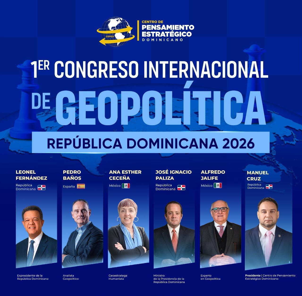 Manuel Cruz anuncia el primer Congreso Internacional de Geopolítica en República Dominicana