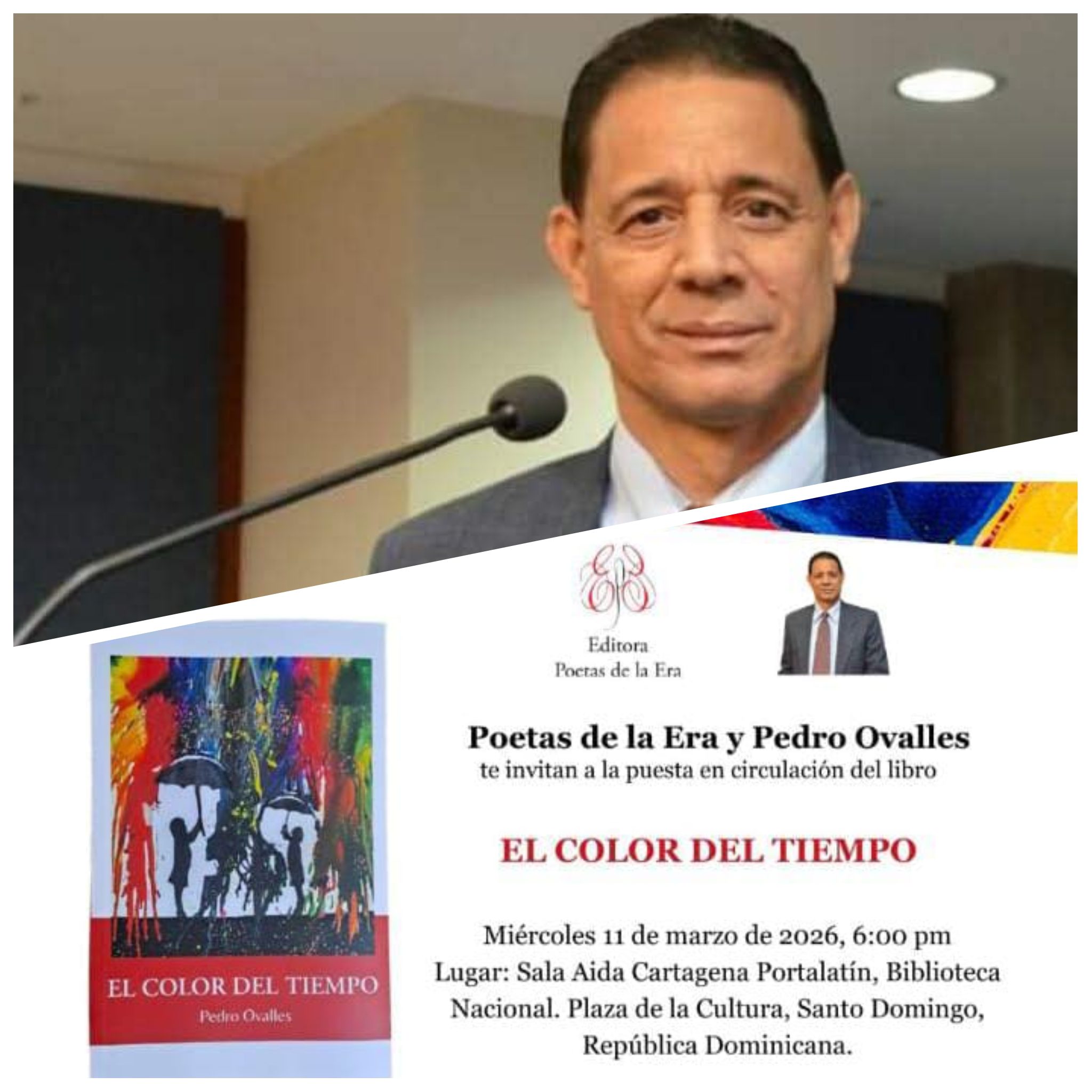 Editora Poetas de la Era presenta «El color del tiempo», la nueva joya literaria de Pedro Ovalles