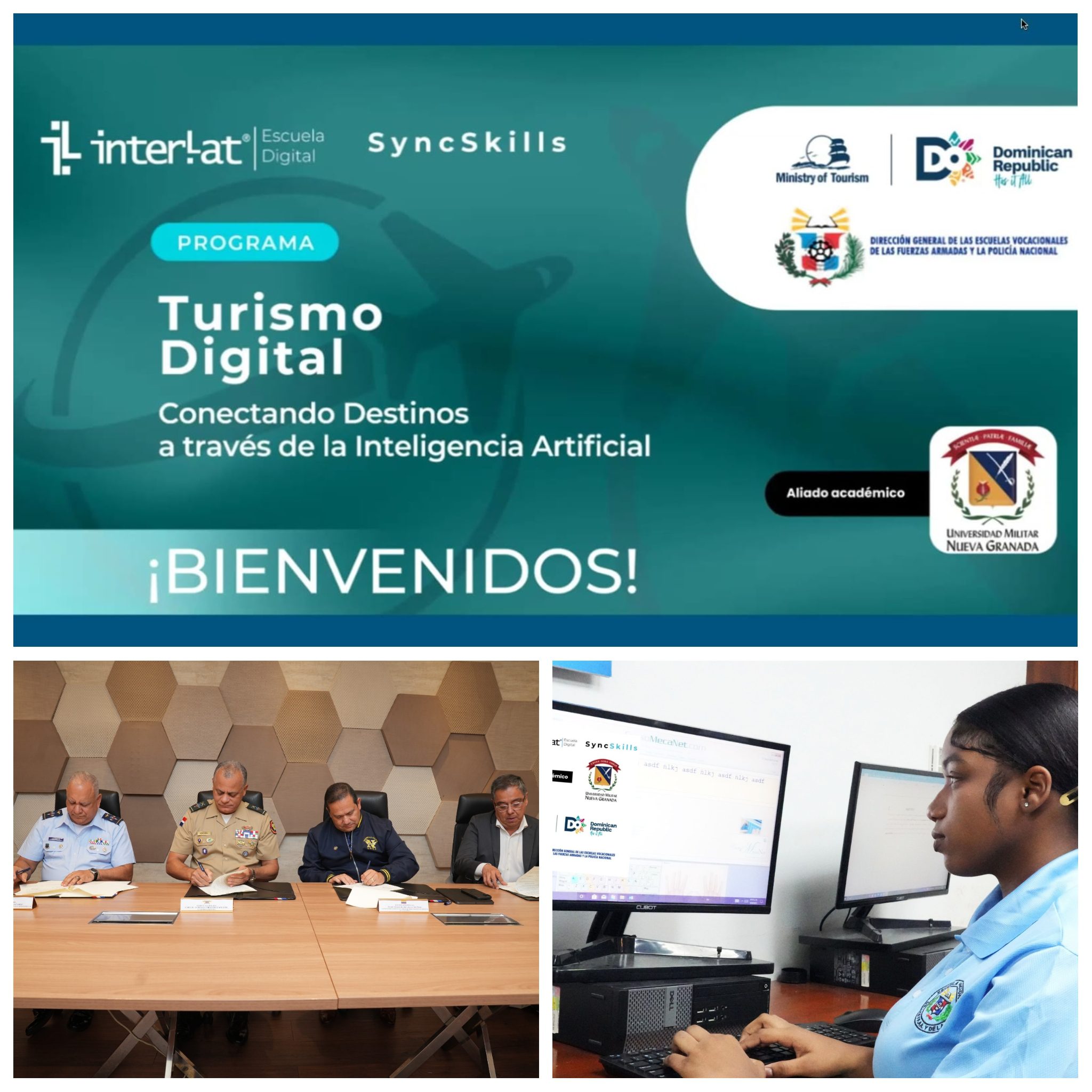 Estudiantes de las Escuelas Vocacionales inician capacitación internacional sobre Turismo Digital e Inteligencia Artificial