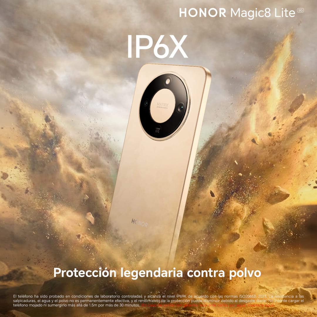 HONOR Magic8 Lite es una alternativa resistente si perdiste tu teléfono por accidentes  