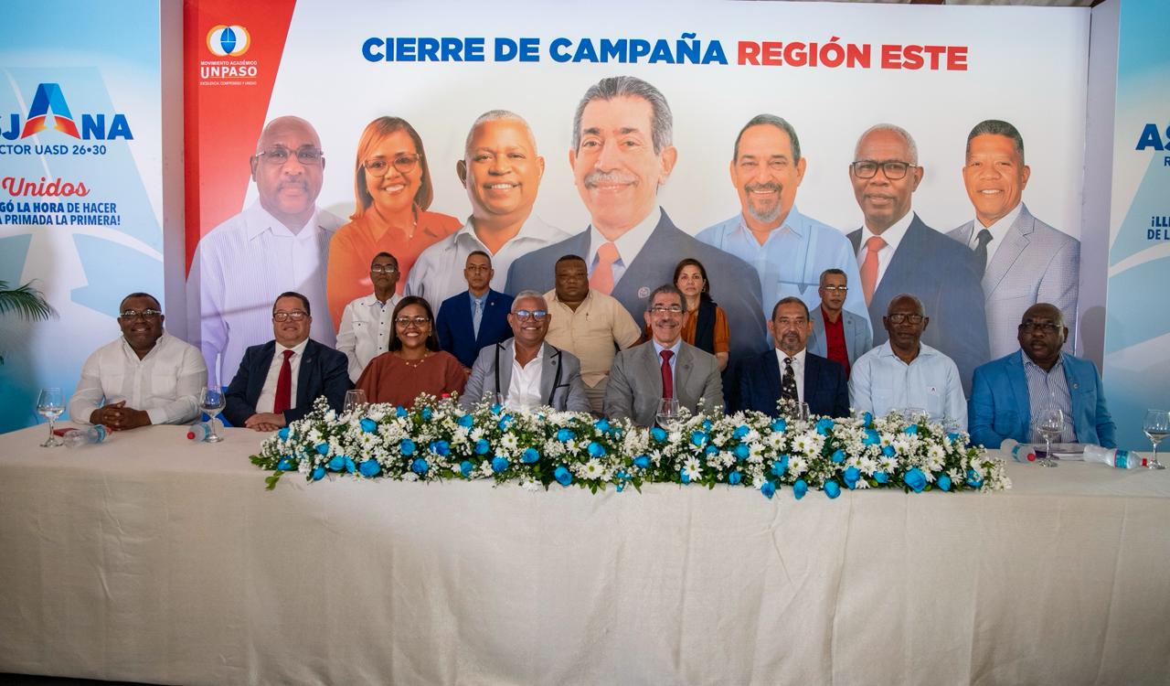 Asjana David cierra campaña en el Este con tendencia de más de 73% de la intención de votos