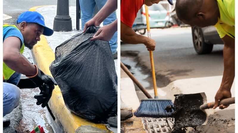 Alcaldía del Distrito Nacional intensifica trabajos preventivos para contrarrestar efectos de las lluvias