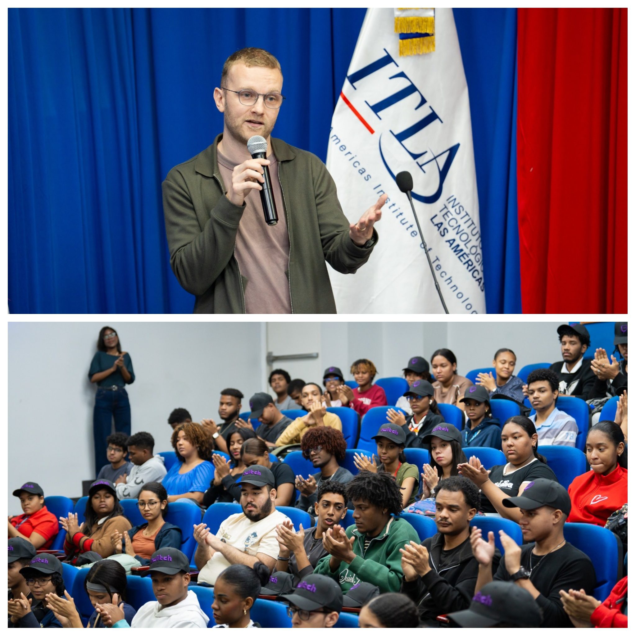 Twitch llega al ITLA con workshop exclusivo para impulsar el talento digital joven