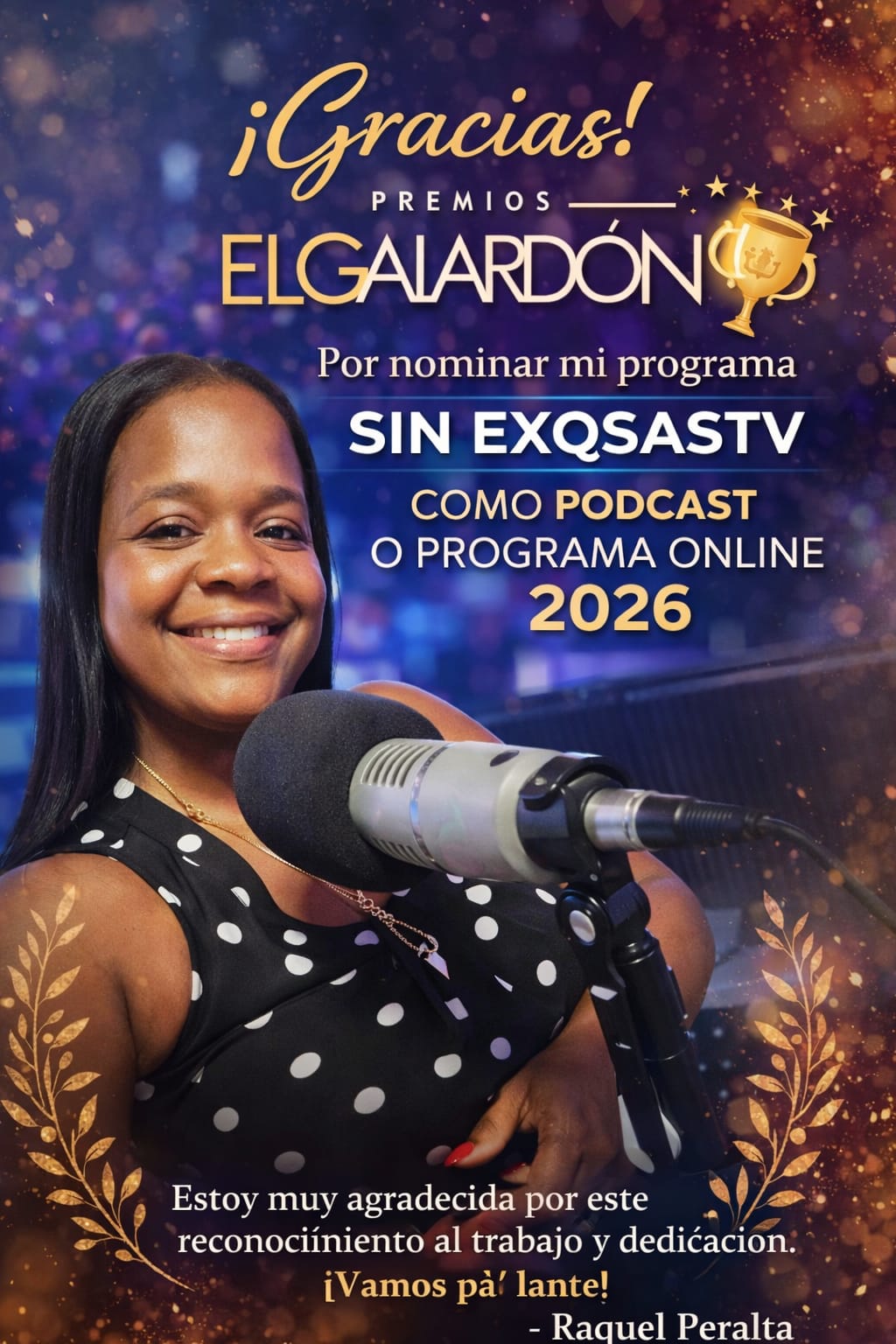 “Sin exQsastv” es nominado a Premios El Galardón 2026