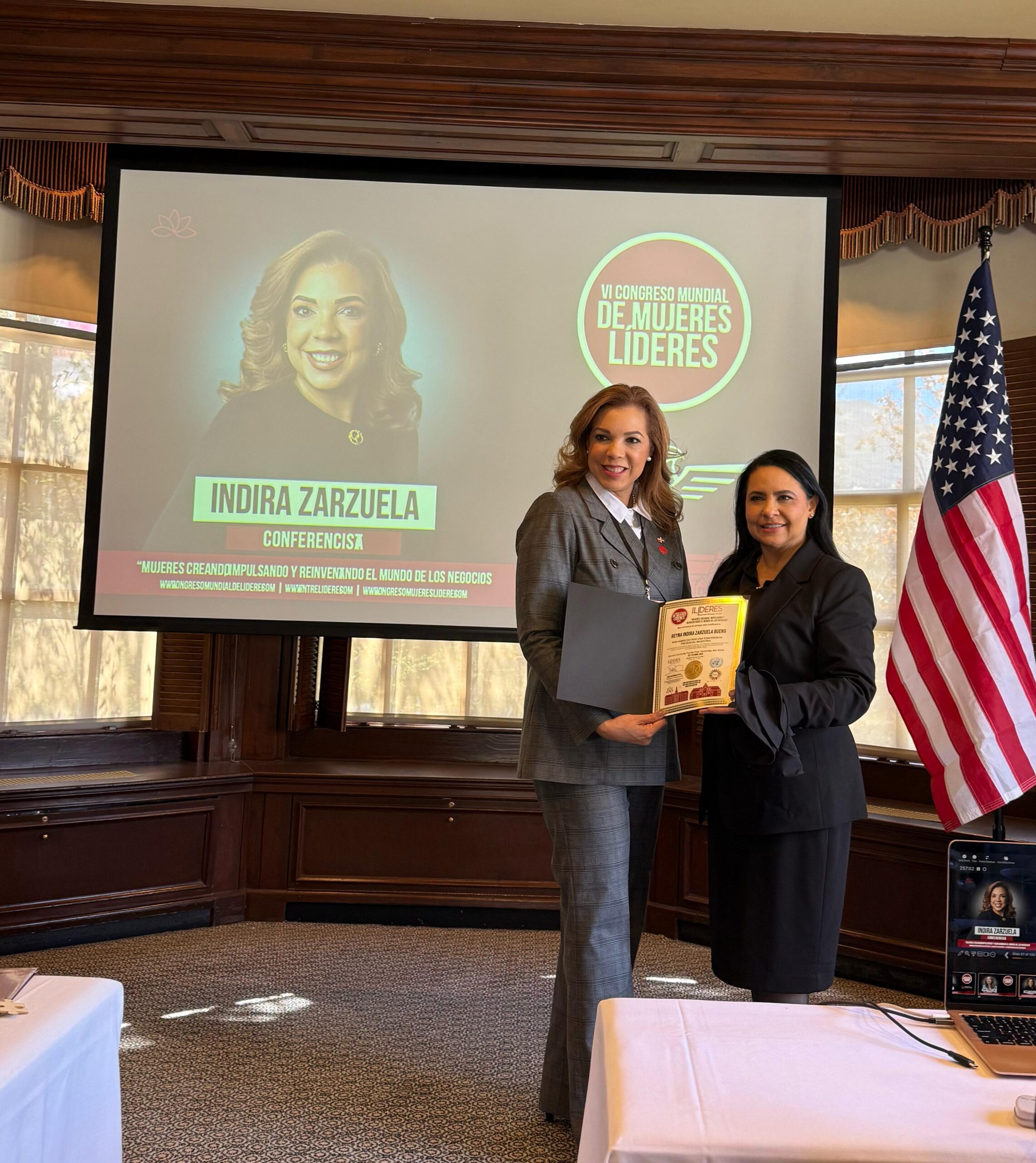 Indira Zarzuela participa en el Congreso Mundial de Mujeres Líderes celebrado en Harvard