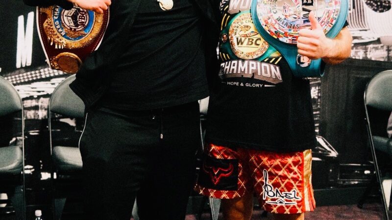 Aldo Trujillo brilla en la noche más importante del boxeo junto al campeón Óscar Duarte, desde el T-MOBIL Arena de las Vegas 