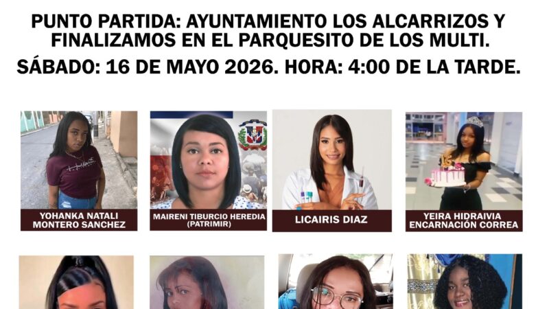 Tres Millones de Voces por Maireni y Todas las Caídas realizará gran caminata en Los Alcarrizos