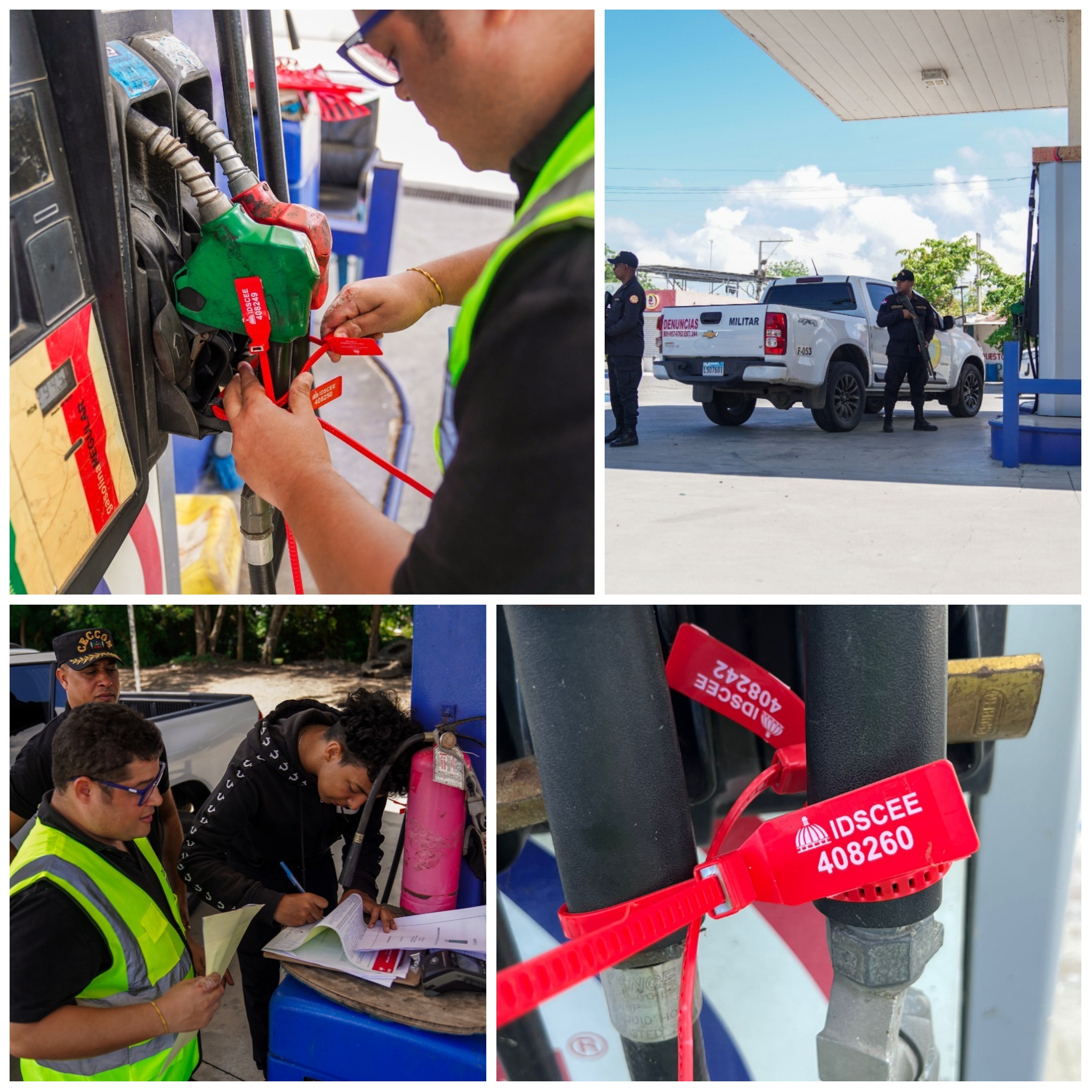 MICM y CECCOM cierran estación de combustibles en Montecristi por vender gasolina premium de baja calidad