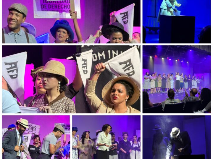 Éxito rotundo en la premiere de la obra «El primer voto de la mujer dominicana 1942» en Casa de Teatro