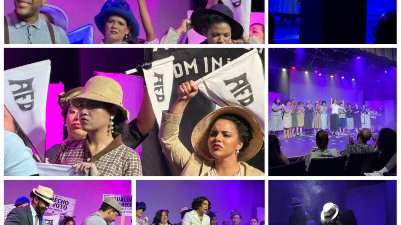 Éxito rotundo en la premiere de la obra «El primer voto de la mujer dominicana 1942» en Casa de Teatro