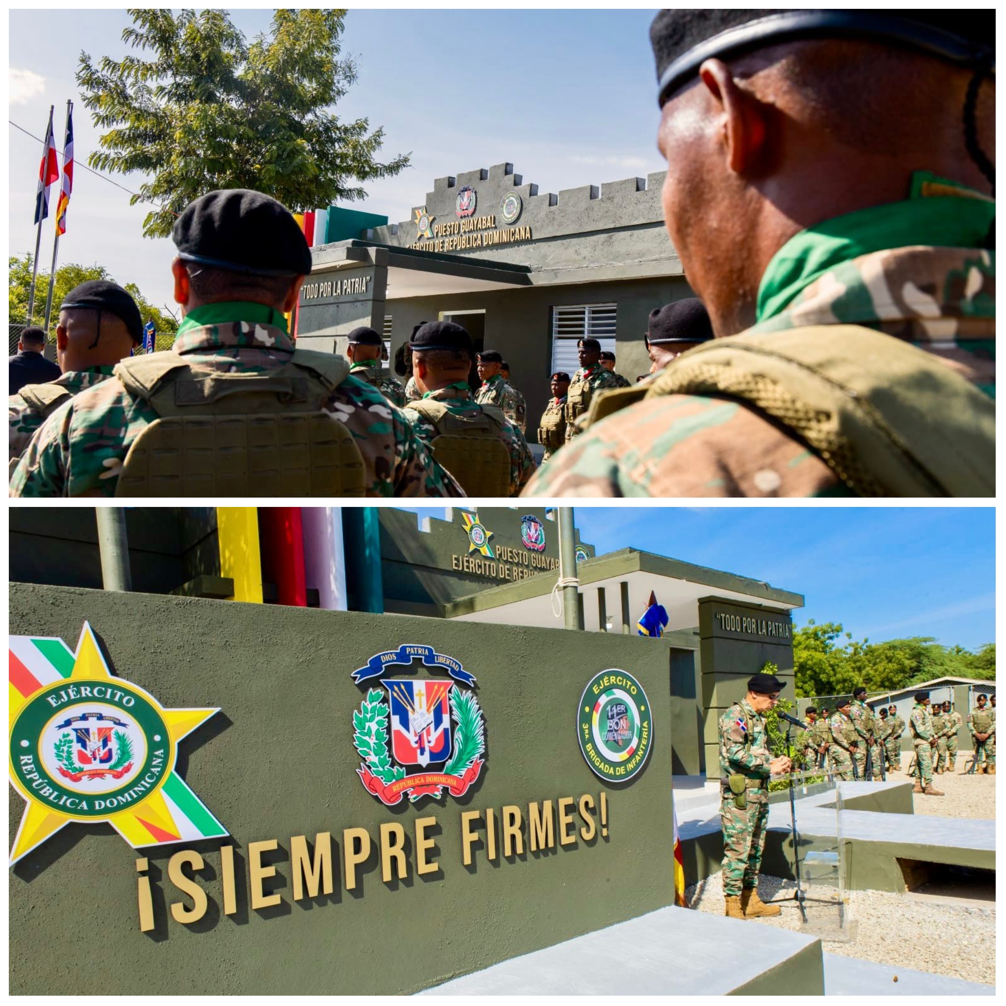 Ejército reinaugura puesto militar en Guayabal para fortalecer la seguridad fronteriza en Elías Piña