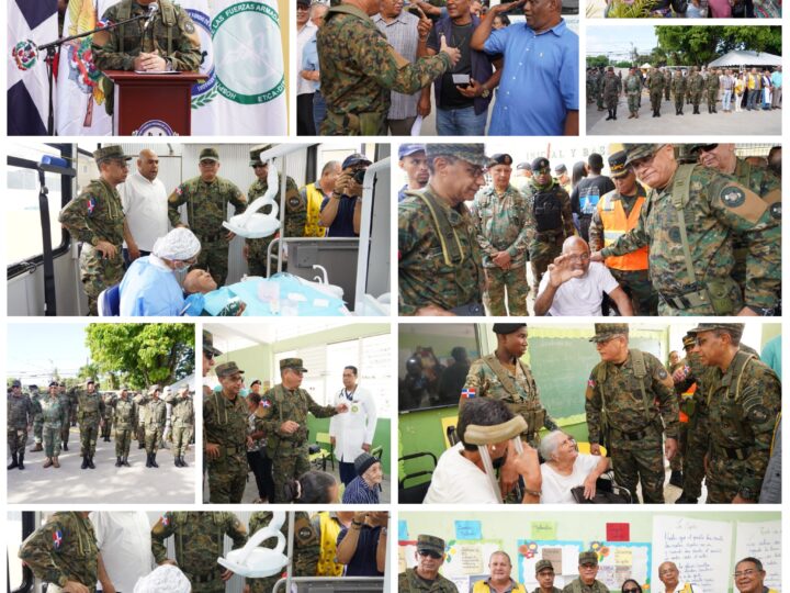 Ministerio de Defensa realiza gran operativo médico y acción cívica en Licey al Medio