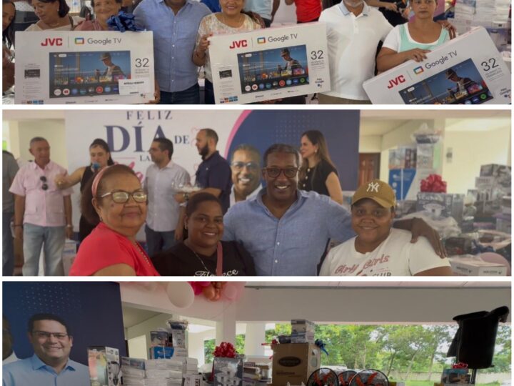 Agustín Burgos celebra Día de las Madres junto a más de 1,000 mujeres que respaldan su labor social en La Vega