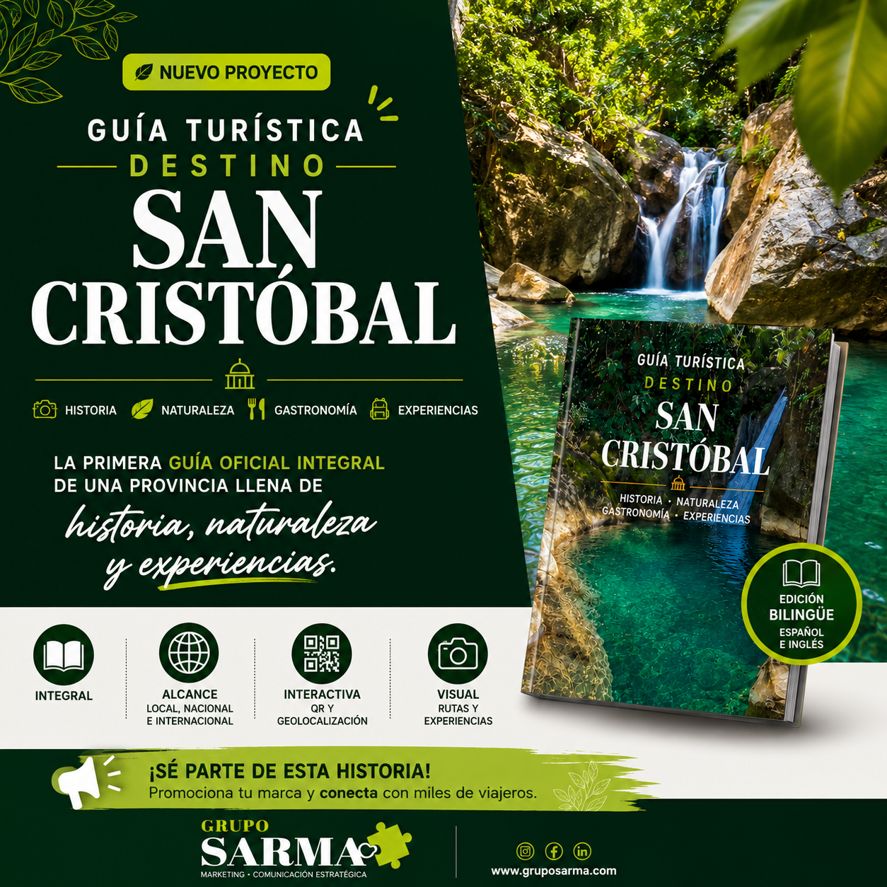 San Cristóbal contará por primera vez con una guía turística oficial para impulsar su proyección nacional e internacional