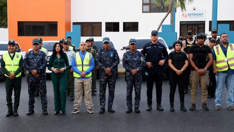 INTRANT y organismos de seguridad despliegan histórico operativo de fiscalización en paradas de motocicletas