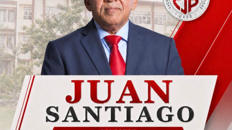 Juan Santiago es electo director de la Escuela de Ciencias Políticas de la UASD con el 88 % de los votos